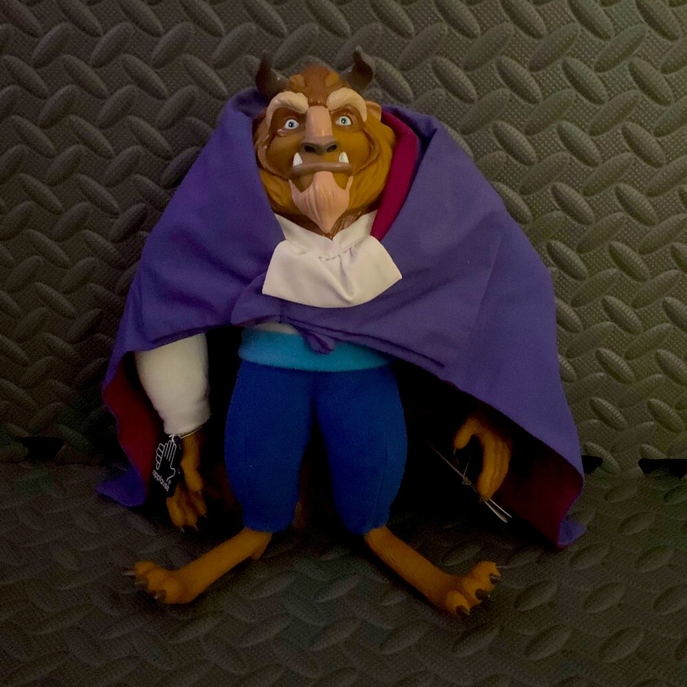 Beauty And The Beast Plush Doll Vintage New With Tags